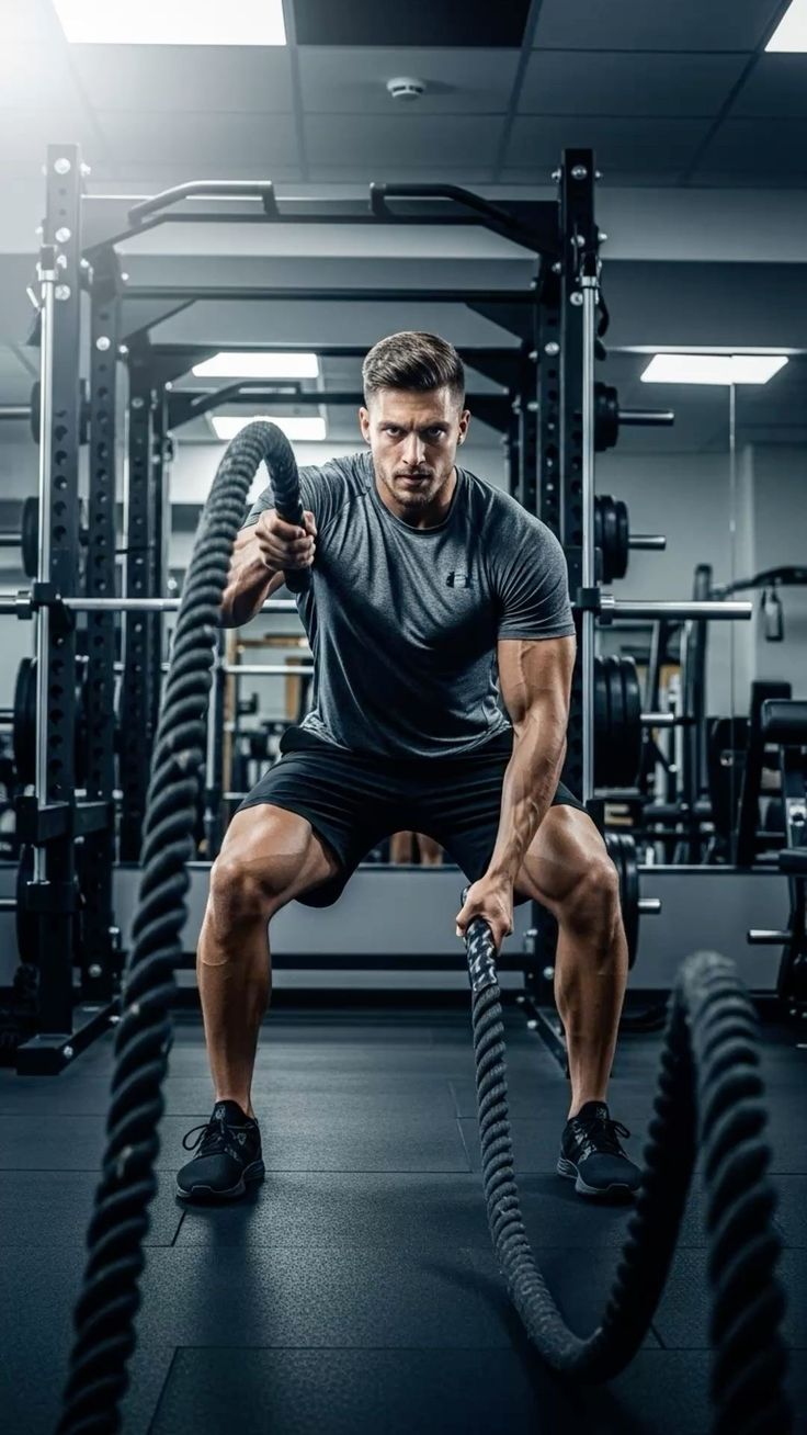 Battle Rope Workout: 20 Minutes of Conditioning