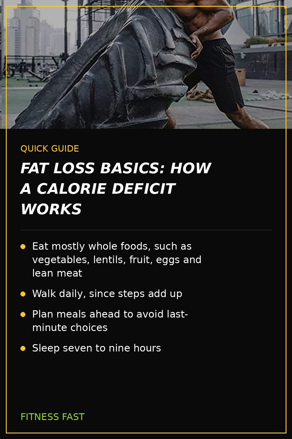 Quick guide: Fat Loss Basics: How a Calorie Deficit Works